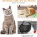 Transparent Breathable Cat Muzzle Anti-bite and Anti-lick Pet Mask for Grooming Bathing Nail Clipping Cotton Cat Mouth Cover Suitable for Aggressive Cat Kittens with a Head Circumference of 9.84-11.81in(25-30cm) - Buy Online on GoSupps.com