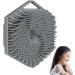 Humkopnl Shampoo Brush | Hexagonal Silicone Scalp Massager | Hair Growth Shower Brush & Silicone Face Scrubber for Men & Women - Gray - Buy Online on GoSupps.com
