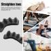 8x Silicone Toe Spreader for Hallux Valgus & Bunion Correction - Gel Separator for All Toes & Hammer Toe Relief - Buy Online on GoSupps.com
