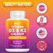 NUTRITIONLABS Vitamin D3 K2 5000 IU Supplement with Calcium | Immune Health, Strong Bones & Heart Support | 60 Count - Buy Online on GoSupps.com