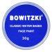 Bowitzki 30g Professional Face Paint Body Paint Water Based Face painting Makeup Safe for Kids and Adults Split Cake Single Color Halloween Christmas (Blue)