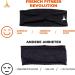 French Fitness Revolution Stretchy Sports Headband for Men & Women | Moisture-Wicking Workout Hair Band for Walking Cycling Basketball & Yoga - Unity Size - American Black - Buy Online on GoSupps.com