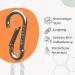 Premium Karabiner Set (60mm 80mm 100mm) - Heavy-Duty Snap Lock Steel Carabiners for Camping Hiking & Key Rings (10-Pack Up to 350kg) - Buy Online on GoSupps.com