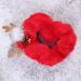 Frcolor Christmas Hair Scrunchie with Glitter Antlers - Plush Elastic Hair Tie | International Shipping - Buy Online on GoSupps.com