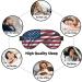 American Flag Eye Mask | Soft Adjustable Sleep Mask for Men & Women | Comfortable Nighttime Eye Covers - Buy Online on GoSupps.com