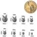 Dr.Fish 100 Pack Removable Split Shot Sinker Lead Weight Clips - #BB (1/80 oz) - Ideal for Bass Fishing in Freshwater - Buy Online on GoSupps.com