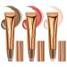 Nivofu Nivofu 3pcs Highlighter & Blush & Contour Beauty Wand Liquid Contour Stick with Applicator Face Blusher Smooth Concealer for Face Cheekbone Glow