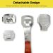 Foot Care Pedicure Callus Shaver with Wood Handle - Effective Hard Skin Remover & 10 Replacement Blades | Shop Internationally - Buy Online on GoSupps.com