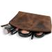 Londo Real Leather Gondola Style Handbag - Unisex Cinnamon Dopp Kit for Cosmetics Toiletries & Shaving - Buy Online on GoSupps.com