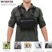 Outdoor Water Resistant Chest Bag For Men  Tactical EDC Chest Pack With Built-In Phone Holder  Lightweight Utility Chest Rig Pouch For Workouts  Running  Cycling  Hiking Black - Buy Online on GoSupps.com