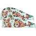 Cartoon Deer Tree Hair Towel 2 Pack - Super Absorbent Quick Dry Hair Turbans for Women & Girls - Buy Online on GoSupps.com