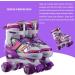 Buy Sumeber Adjustable Inline Skates for Kids - Light-Up Wheels Pink & Purple Perfect Birthday & Christmas Gifts (EU 32/33/34/35) - Buy Online on GoSupps.com