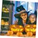 DECHOUS 20pcs Simulated Mini Pumpkin Halloween Decoration Simulation Pumpkin Halloween Pumpkin Crafts Fake Pumpkin Halloween Pumpkin Decoration Painted Decorate Little Pumpkin Foam Yellow 2.2X3.4CM - Buy Online on GoSupps.com
