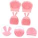 FOMIYES 20 Pcs Rabbit Ears Facial Brush Body Massager Face Massager Silicone Face Scrubber for Women Hand Held Massager Face Cleaner Facial Massager Silica Gel The Face Miss Cleaning Brush Light Pinkx5pcs 7.5x7.5cmx5pcs - Buy Online on GoSupps.com