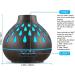 Ulixii Aroma Diffuser 500ml - Essential Oils Diffuser with 7-Color LED Light BPA-Free for Bedroom Office & Spa - Yellow  - Buy Online on GoSupps.com