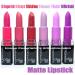 Kleancolor Madly Matte Lipstick Set - Bold Vivid Purple Pink Red Lipstick + Free Earring - Buy Online on GoSupps.com