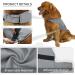 Dog Calming Coat - Thunder Wrap Vest for Fear Relief | Reflective Stripes | Light Gray - International Shipping - Buy Online on GoSupps.com