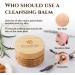 Ecodrop Cleansing Balm and Makeup Remover - 50ml | Sustainable Makeup Remover Balm | Pore-Deep Cleanser | Nourishing Skin Cleansing Balm with Moringa Rose Geranium Chamomile & Rosemary Oil | Natural - Buy Online on GoSupps.com