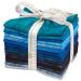 Robert Kaufman Fabrics Lunn Studios Artisan Batiks Prisma Dyes Open Waters 15 Fat Quarters FQ-829-15