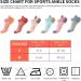 BUDERMMY Women's Running Ankle Socks - 5-6 Pairs Athletic Cotton Cushioned No Show Socks - Size 8-10, Mixed Colors - Buy Online on GoSupps.com