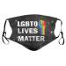 Face Masks Skin Care LGBTQ Lives Matter Safety Masks for College Christmas Gifts