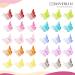 JASVERLIN Gradient Butterfly Hair Clips 50pcs 10 Colors - Mini Plastic 90s Hair Accessories for Women/Girls - No Crease Hairclips Toddler Y2K - Assorted Color Set - Buy Online on GoSupps.com