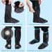 Waterproof Reusable Shoe Covers for Men and Women - Non Slip Shoe Protectors for Rain, Snow, Cycling, Fishing, Hunting - Black, Size L - Buy Online on GoSupps.com