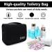 Hanging Toiletry Bag | Large Capacity Waterproof Travel Cosmetic Bag | Men and Women Bathroom Storage (Black) - Buy Online on GoSupps.com