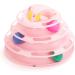Suhaco 4 Level Roller Cat Toy with Colorful Moving Balls | Interactive Teaser Kitten Toy | Pink - Buy Online on GoSupps.com