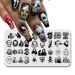 Halloween Nail Stamping Plate & Kit | Scary Movie Characters | DIY Horror Nail Art for Women & Girls - Buy Online on GoSupps.com