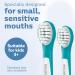 Philips Sonicare for Kids Original Compact Sonic Toothbrush Heads for 3+-Year-Old Kids 4 Unit Pack in Blue (Model HX6034/33) From the age of 3 single - Buy Online on GoSupps.com