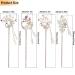 Kukiwhy Rhinestone Pearl Flower Hair Stick Set for Women - Vintage Chinese Hair Chopsticks for Styling and Chignon - 4 Pcs (4 Styles) - Buy Online on GoSupps.com