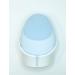 SYL Swan Egg Shape Wireless Silicone Facial Cleansing Brush Cleanser & Massager Silicone Vibrating IPX6 Waterproof Facial Cleansing (Light Blue)