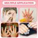 240 Pieces Kids Fake Nails Set - Short Full Cover Stick On False Nail Tips for Girls - Lovely Nail Art Decoration Kit for Children - Buy Online on GoSupps.com
