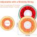 Frienda 2-Piece Adjustable Cat Cone Collar Set | Soft Recovery Collar for Cats and Small Dogs | Orange & Watermelon Design - Buy Online on GoSupps.com