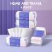 PoeticEHome Clean Towel | Thick & Absorbent | Cotton Face Tissue Biodegradable | Disposable Dry Wipes for Facial Cleansing & Makeup Removing Unscented 1 count (Pack of 80) - Buy Online on GoSupps.com