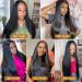 KALASHOW 28 Inch HD Transparent Lace Front Wig Human Hair 13x4 - Brazilian Virgin Hair, Pre Plucked with Baby Hair, Natural Hairline - 180% Density Straight Glueless Wig for Black Women - Buy Online on GoSupps.com