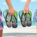 Mnsruu Abstract Flower Flip Flops | XXL Men & Women | Perfect for Home Hotel Spa & Travel - Buy Online on GoSupps.com