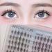 Individual Lashes Cluster Manga Lashes Natural Look Wispy Spiky Wide Stem C Curl DIY False Eyelashes Extension Soft for Makeup Use at Home White Moonlight - Buy Online on GoSupps.com
