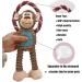 Buy Awoof Interactive Plush Dog Toys - 4 Pack Squeaky Chewing Bone Toys for All Sizes | Durable Cotton Fabric - Buy Online on GoSupps.com