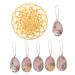 Zerodeko 1 Set Easter Egg Decorations Hanging Decoration Eggs Picture 2 15.00X15.00X3.00CM