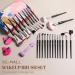 Buy BS-MALL 24-Piece Professional Makeup Brush Set - Perfect for Makeup Enthusiasts | Classic Black-Silver Design & Multi-Functional Tools - International Shipping Available - Buy Online on GoSupps.com
