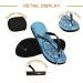 Mnsruu Sea Turtle Tribal Flip Flops | Unisex Stylish Footwear for Home Spa & Travel | XS Size - Perfect for Men & Women - Buy Online on GoSupps.com