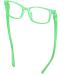 BUNNY EYEZ Ruthie Reading Glasses - Stylish Aqua Green Crystal 1.5x with Tiltable & Flippable Frame for Comfortable Reading - Buy Online on GoSupps.com