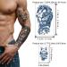 Semi-Permanent Tattoos for Women - 18 Sheets Large Flower Rose Sunflower Deer Wolf Dark Blue Fake Tattoos + 14 Sheets Small Tattoo for Men, Kids - Waterproof Temporary Stickers Lasting 1-2 Weeks - Buy Online on GoSupps.com
