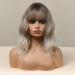 Blonde Wavy Bob Wig 14 with Air Bangs - Heat Resistant Synthetic Shoulder Length Wig for Women - Perfect for Cosplay & Daily Use (#2) - Buy Online on GoSupps.com