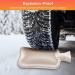 Hot Water Bottle with Cover 2L Large Capacity Premium Natural Rubber Hot Water Bag Soft Fleece Cover - Helps Provide Warmth and Pain Relief Great Gift Ideal for Parents Children 1Pcs Grey 1 - Buy Online on GoSupps.com