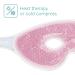 Navaris Set of 2 Gel Eye Masks - Reusable Hot/Cold Eye Masks in Pink - Soothes Tired Eyes - Buy Online on GoSupps.com