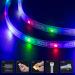 LED Basketball Hoop Lights - Solar Powered Swish Rim Light for Night Outdoor Play - Great for Adult Training - 3 on 3 Basketball - Buy Online on GoSupps.com