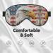Patriotic Eagle Soft Sleep Eye Mask | Breathable Eye Patch for Women | Ideal for Travel & Relaxation - Buy Online on GoSupps.com